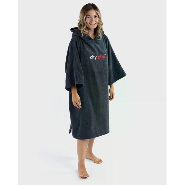 DRYROBE Towel Robe Organic Cotton S Navy