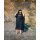 DRYROBE Handtuchmantel Bio-Baumwolle Navy L