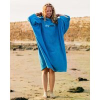 DRYROBE Handtuchmantel Bio-Baumwolle Kobalt Blau S