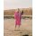 DRYROBE Handtuchmantel Bio-Baumwolle Pink M
