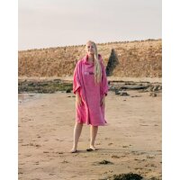 DRYROBE Towel Robe Organic Cotton L Hot Pink