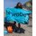 DRYROBE Strand Handtuch Blau Grau