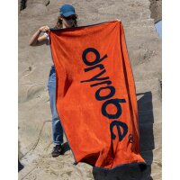 DRYROBE Beach Towel Orange Deep Sea Blue
