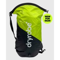 DRYROBE wasserdichter Packsack Drybag Schwarz Lime