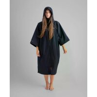 DRYROBE Tech-Lite Short Sleeve Schwarz Grau M