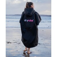 DRYROBE Advance Long Sleeve KIDS Schwarz Pink 5-9