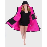 DRYROBE Advance Long Sleeve KIDS SchwarzPink 10-13