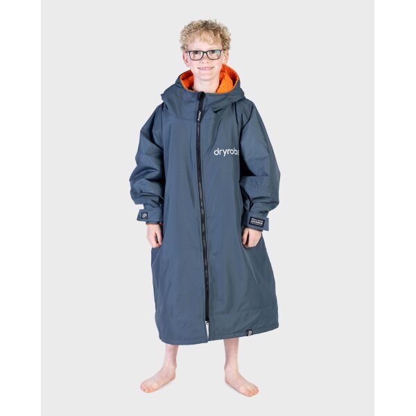 DRYROBE Advance Long Sleeve KIDS 5-9 Grey Orange