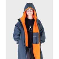 DRYROBE Advance Long Sleeve KIDS 5-9 Grey Orange