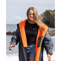 DRYROBE Advance Long Sleeve KIDS 5-9 Grey Orange