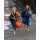 DRYROBE Advance Long Sleeve KIDS 5-9 Grey Orange