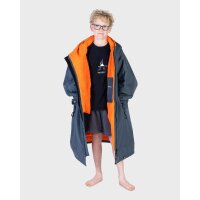 DRYROBE Advance Long Sleeve KIDS Grau Orange 10-13
