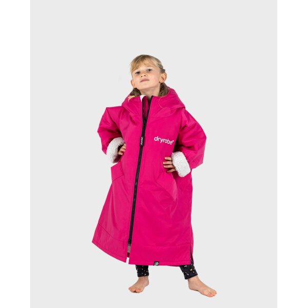 DRYROBE Advance Long Sleeve KIDS 5-9 Pink Grey
