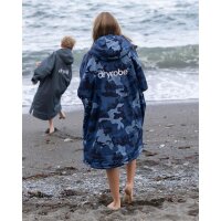 DRYROBE Advance Long Sleeve KIDS 10-13 Camo Blau