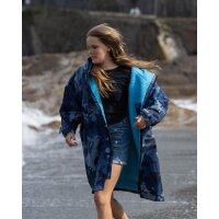 DRYROBE Advance Long Sleeve KIDS 10-13 Camo Blau