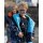 DRYROBE Advance Long Sleeve KIDS 10-13 Camo Blau
