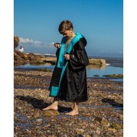 DRYROBE Advance Short Sleeve KIDS Schwarz Blau 5-9