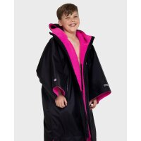 DRYROBE Advance Short Sleeve KIDS Schwarz Pink 5-9