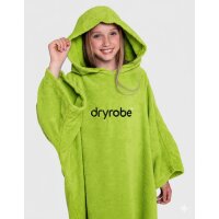 DRYROBE Handtuchmantel Bio KIDS Lime Grün 10-13
