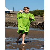 DRYROBE Handtuchmantel Bio KIDS Lime Grün 10-13