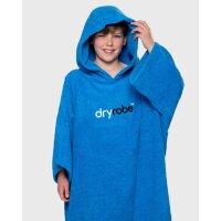 DRYROBE Handtuchmantel Bio KIDS Blau 10-13