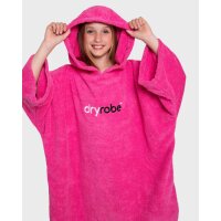 DRYROBE Handtuchmantel Bio KIDS Pink 10-13