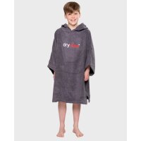 DRYROBE Handtuchmantel Bio KIDS Grau 10-13