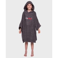 DRYROBE Handtuchmantel Bio KIDS Grau 10-13