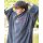 DRYROBE Handtuchmantel Bio KIDS Grau 10-13
