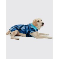 DRYROBE Waterproof Dog Coat Blue Camo XXL