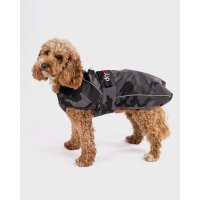 DRYROBE Dog Coat Hundemantel Schwarz Camo S