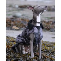 DRYROBE Dog Coat Hundemantel Schwarz Camo S