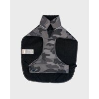 DRYROBE Dog Coat Hundemantel Schwarz Camo S