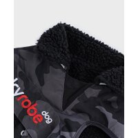 DRYROBE Dog Coat Hundemantel Schwarz Camo M