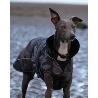 DRYROBE Waterproof Dog Coat Black Camo XL