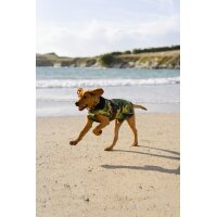 DRYROBE Dog Coat Hundemantel Grün Camo S