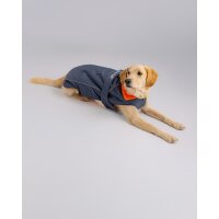 DRYROBE Waterproof Dog Coat Grey Orange XS
