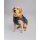 DRYROBE Waterproof Dog Coat Grey Orange XS