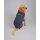 DRYROBE Waterproof Dog Coat Grey Orange XS