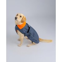 DRYROBE Dog Coat Hundemantel Grau Orange XL