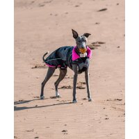 DRYROBE Dog Coat Hundemantel Schwarz Camo Pink XL