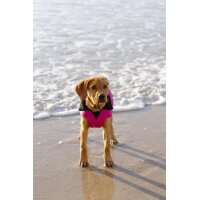 DRYROBE Waterproof Dog Coat Pink Black M
