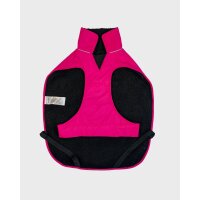 DRYROBE Dog Coat Hundemantel Pink Schwarz L