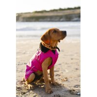 DRYROBE Dog Coat Hundemantel Pink Schwarz XL