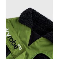 DRYROBE Dog Coat Hundemantel Dunkelgrün Schwarz XS