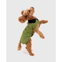 DRYROBE Dog Coat Hundemantel DunkelgrünSchwarz XXL