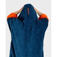 DRYROBE Fullzip Towel Robe Organic Cotton Blue M