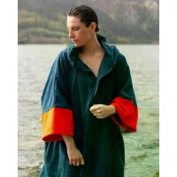 DRYROBE Fullzip Towel Robe Organic Cotton Blue M