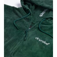 DRYROBE Fullzip Towel Robe Organic Cotton Green S