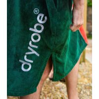 DRYROBE Fullzip Towel Robe Organic Cotton Green L